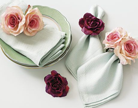 Floral Napkin Rings