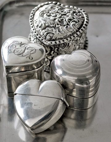 silver ring box