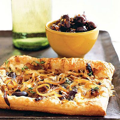 Caramelized Onion And Gruyere Tarts