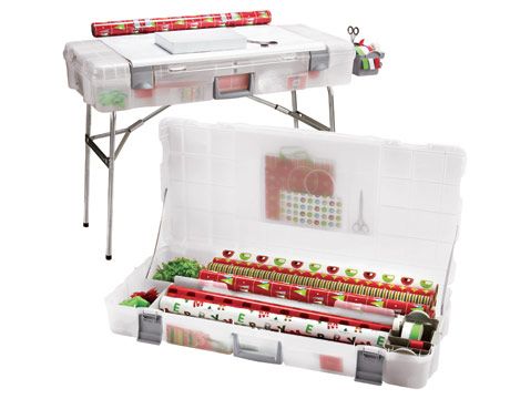 plastic gift wrapping organizer