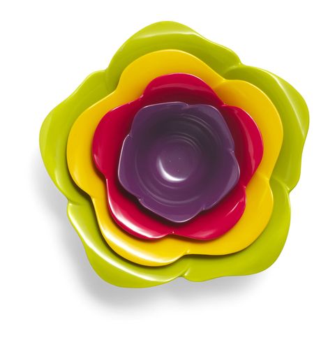 rose shaped condiment bowl set