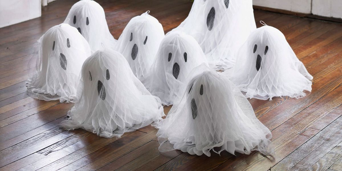  Tissue  Paper  Ghosts Halloween  Craft  Ideas 