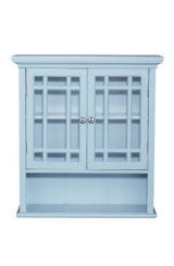 elegant home fashions eton wall cabinet with two doors