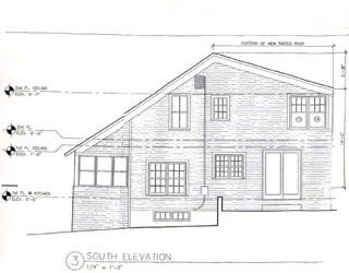 raised roof construction project house plan