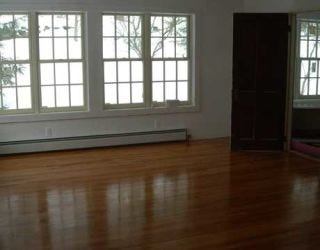 finished wood floors