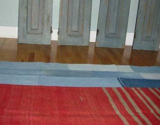 gee bend rug from abc home carpet in blue and red