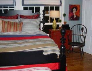 bedroom remodeled in raised roof construction project