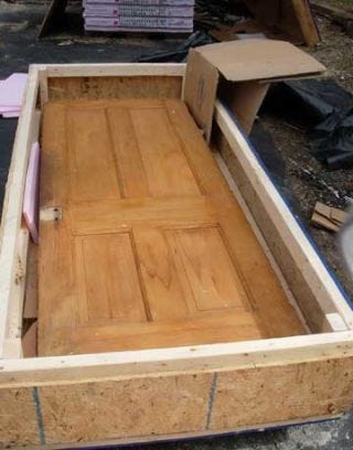 pine panel door