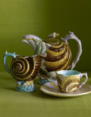 shell tea set