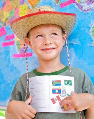 child with passport