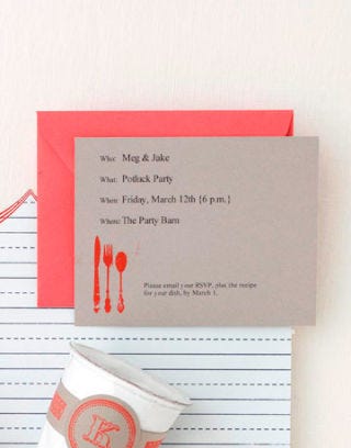 potluck invitation party