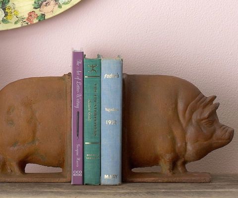 pig bookends