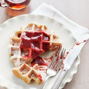 Maple Belgian Waffles waffle on plate