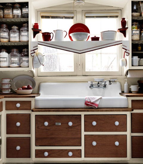kitchen sink area