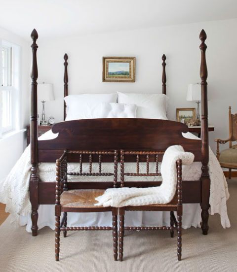45 Best White Bedroom Ideas How To, Wooden Victorian Headboard Designs Modern