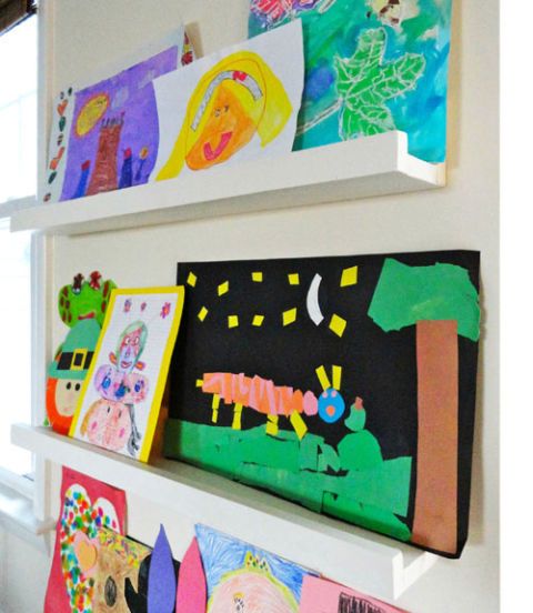 5 fun ways to display your kid's art at home
