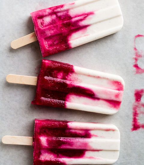 Creamy Coconut and Blood Orange Popsicles