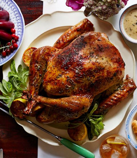 herb and citrus butter roasted turkey