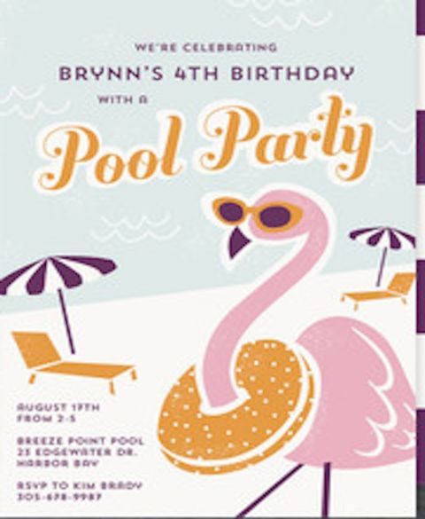 summer party invites