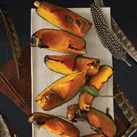 roasted squash with butter and sage