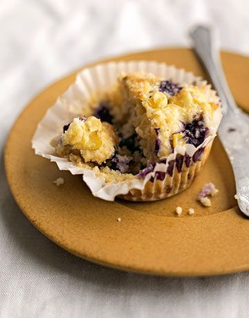 blueberry-corn muffins
