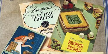 vintage recipe books