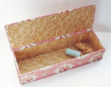 fabric covered box