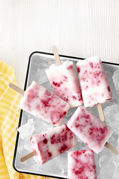 raspberry buttermilk ice pops