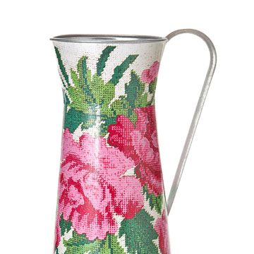 floral pitcher