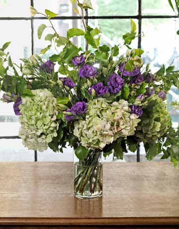 How To Arrange Flowers Arranging Purple And White Fl Arrangement