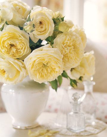 white rose floral arrangement