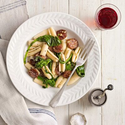 pasta with sausage and broccoli rabe