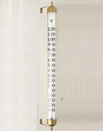 Large outdoor thermometer