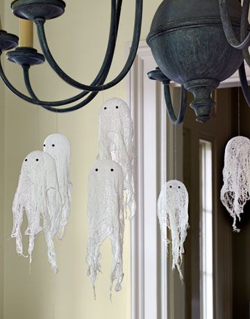 cheesecloth ghost craft project