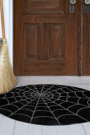 Halloween Craft Spiderweb Doormat Halloween Craft Spiderweb Doormat