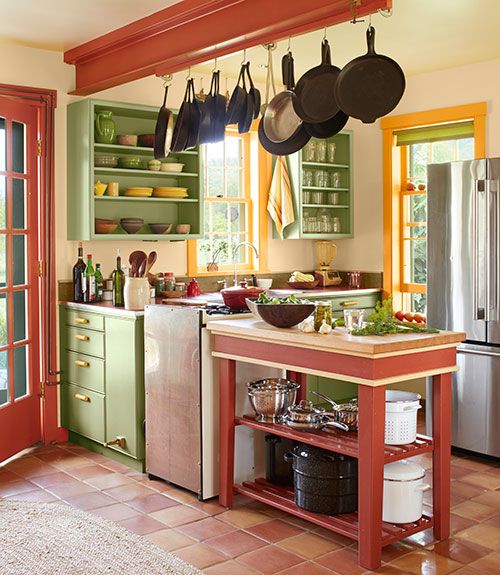 Red And Yellow Kitchen Ideas Red Kitchen With Images Trendy