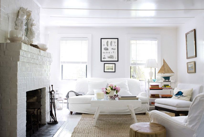 Decorate Living Room With White Walls - Tutorial Pics