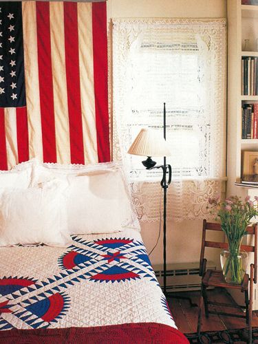 Retro American Flag Sketch Rifle Tapestry Wall Hanging Living Room Bedroom Dorm 