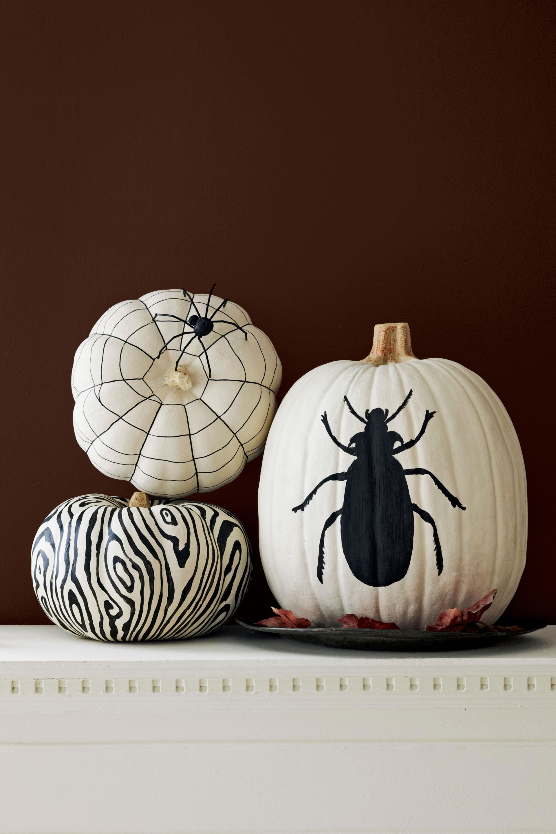 12 Easy Painted Pumpkins Ideas - No Carve Halloween Pumpkin