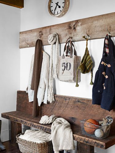 white mudroom