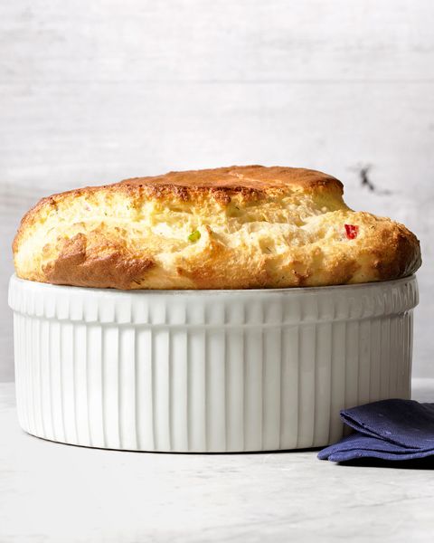 havarti souffle with scallions and dill