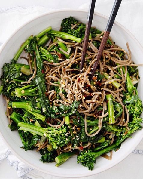 Gluten-free vegetarian noodle dish