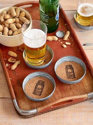 Mason Jar Lid Coasters you will flip your lid for these witty coasters