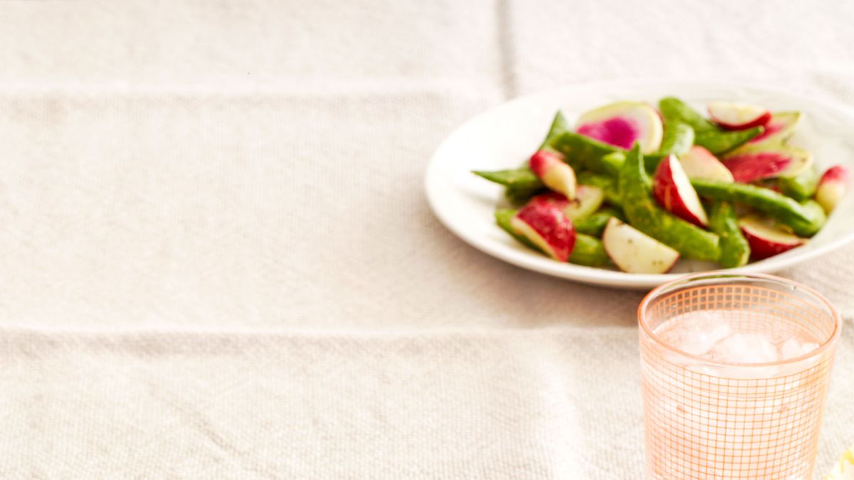 Sugar Snap Pea Salad with Radish & Mint – rooted