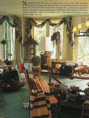 Vintage Country Living Back Porch Room