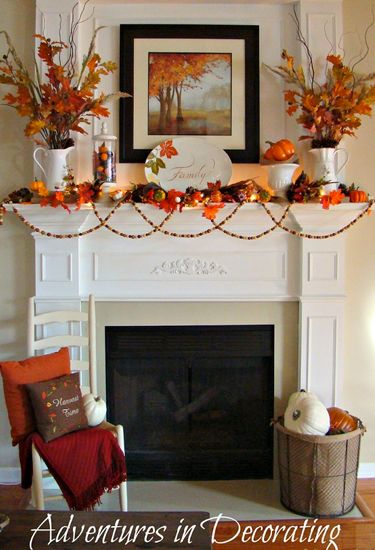 39 Fall Mantel Decor Ideas, Decorating Fireplace Mantel For Fall
