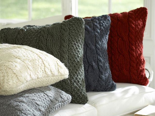 sweater pillow cover