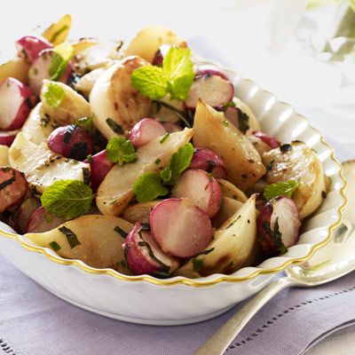 honey glazed radishes and turnips