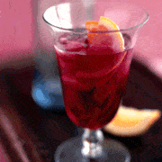 sangria in a glass
