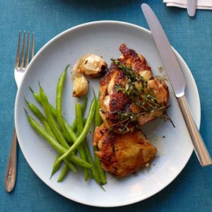 Brick-Chicken-with-Garlic-Thyme-Recipe